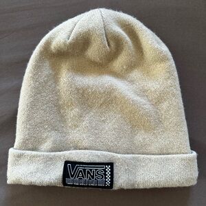 Vans Beige Knit Beanie